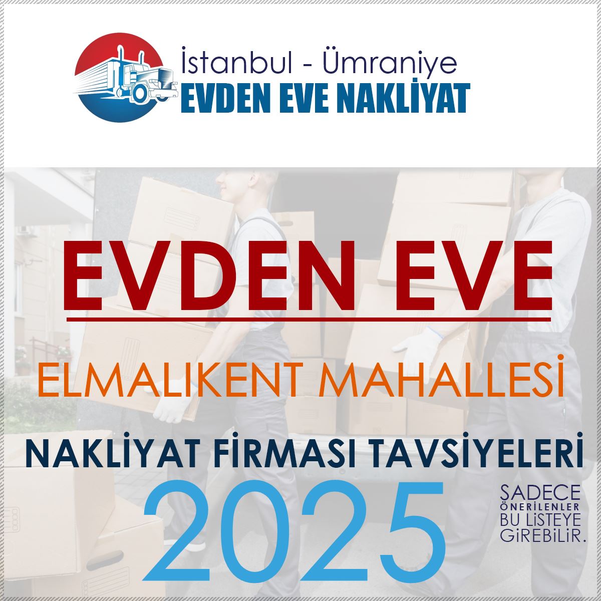 Elmalıkent Evden Eve Nakliyat Firmaları