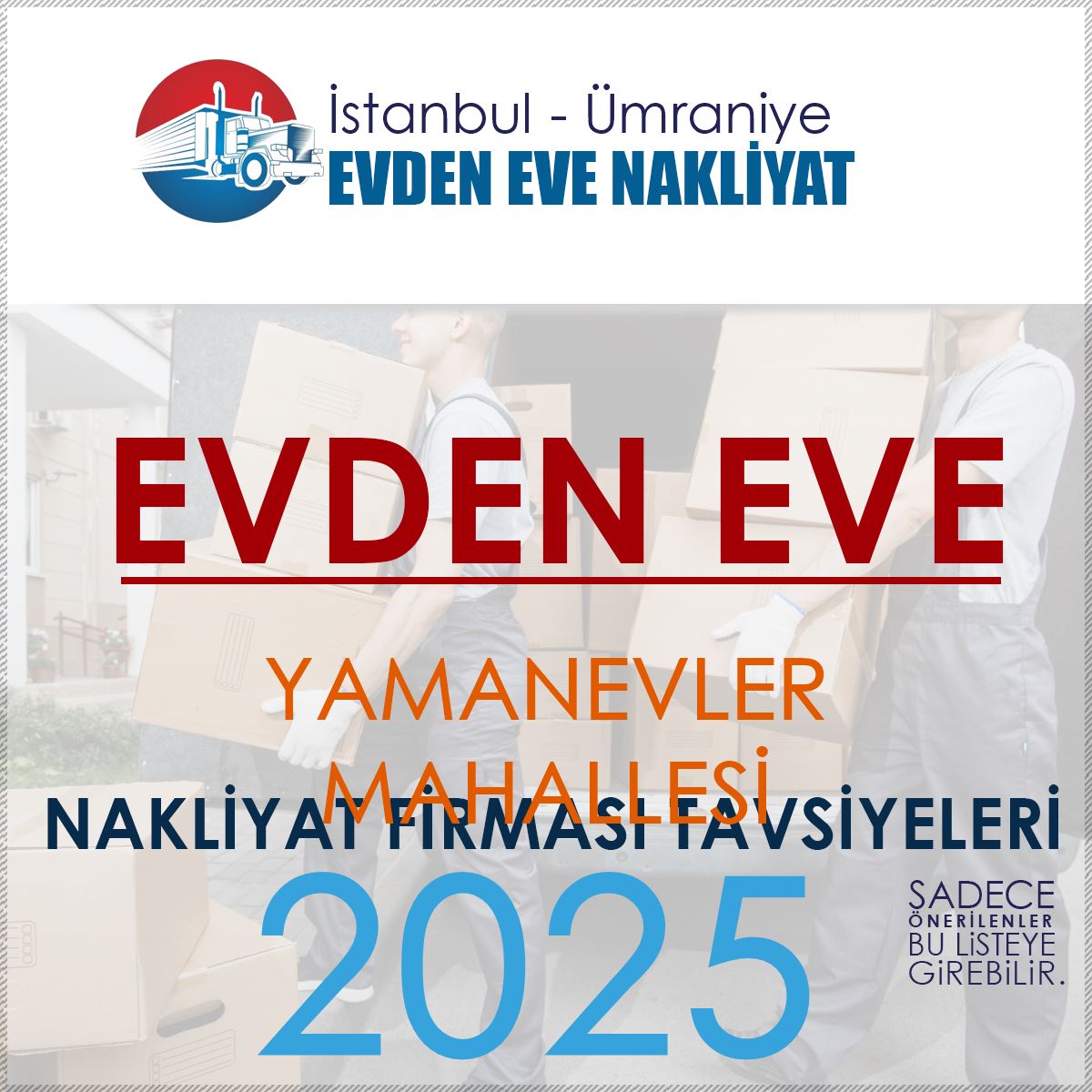 Yamanevler Evden Eve Nakliyat Firmaları